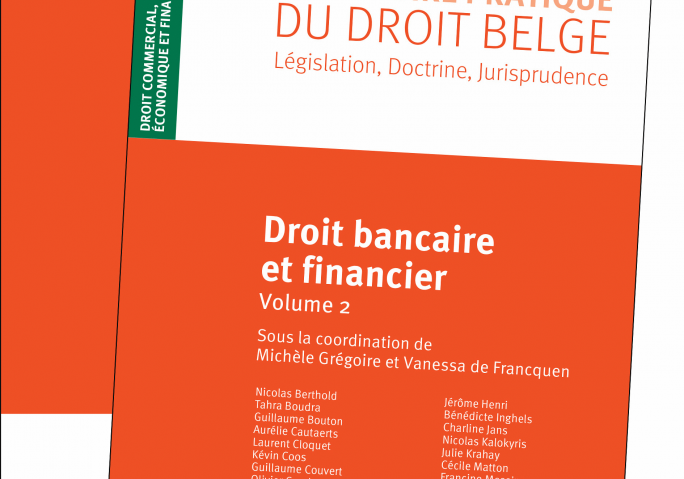 Legacity - Olivier Creplet a participé à la rédaction du Répertoire pratique de droit belge consacré au droit bancaire et financier